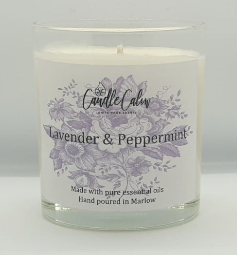 Lavender and Peppermint 30cl candle. The best candles in the UK.